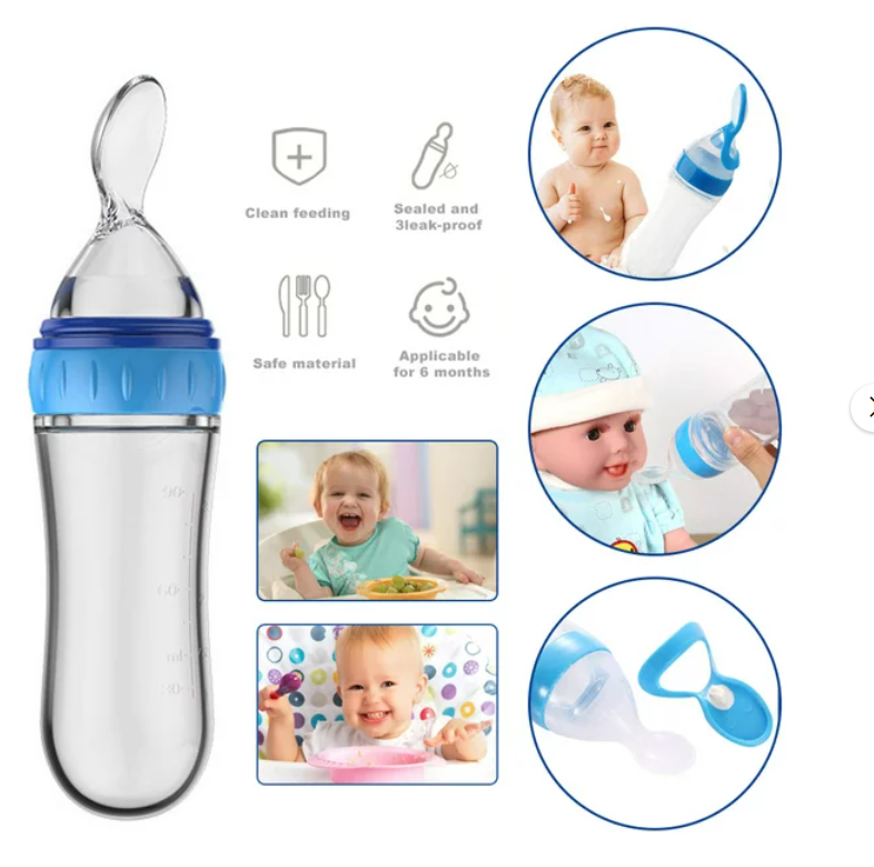 BIBERÓN CUCHARA PARA BEBÉ 👶