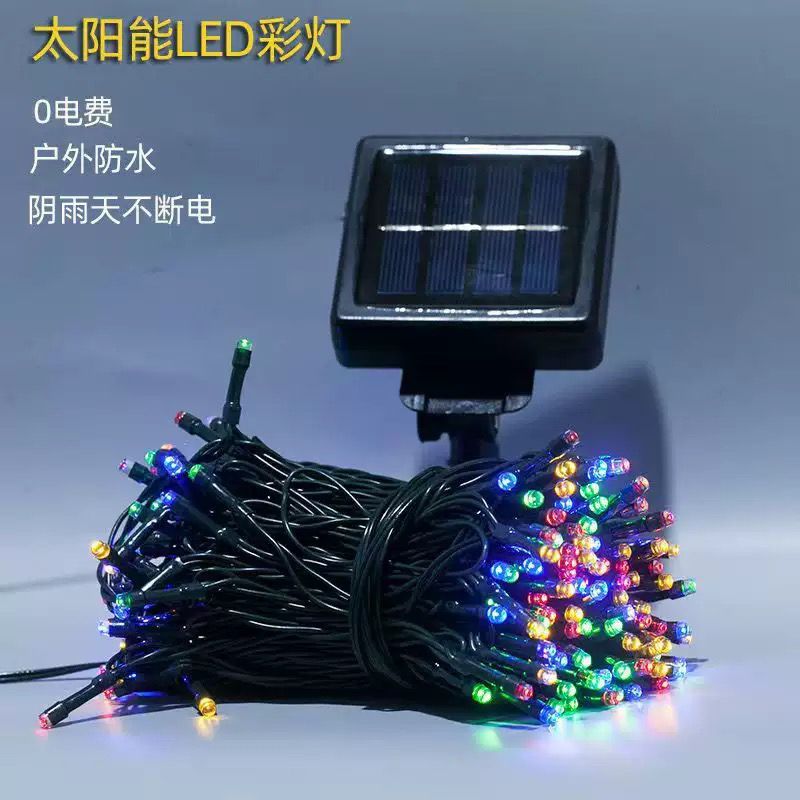 Luces navidad solar 20m 200 luces led