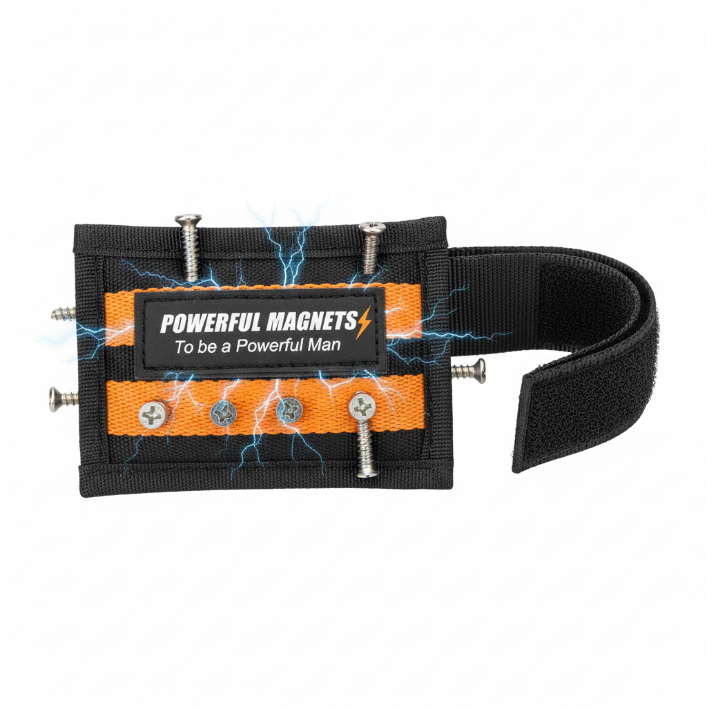 ✅ Muñequera magnetica de construccion