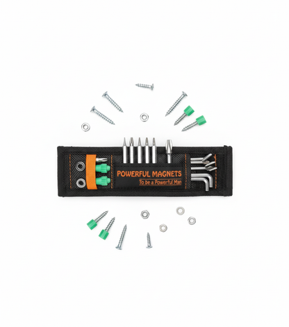 ✅ Muñequera magnetica de construccion