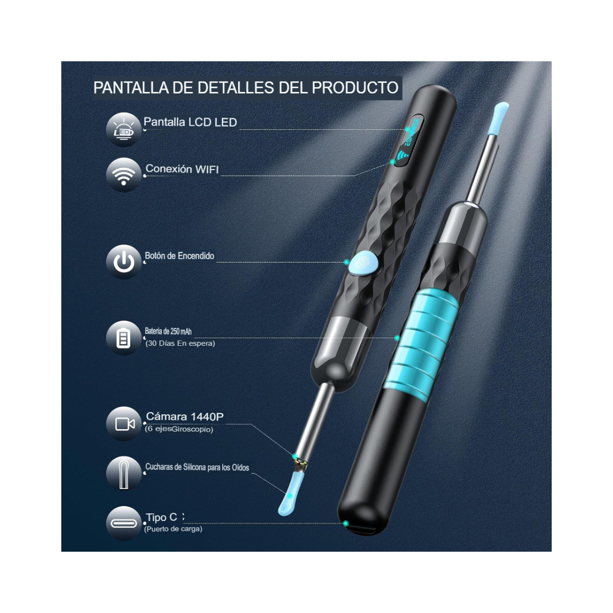 Cámara de Eliminación de Cerumen de Oído