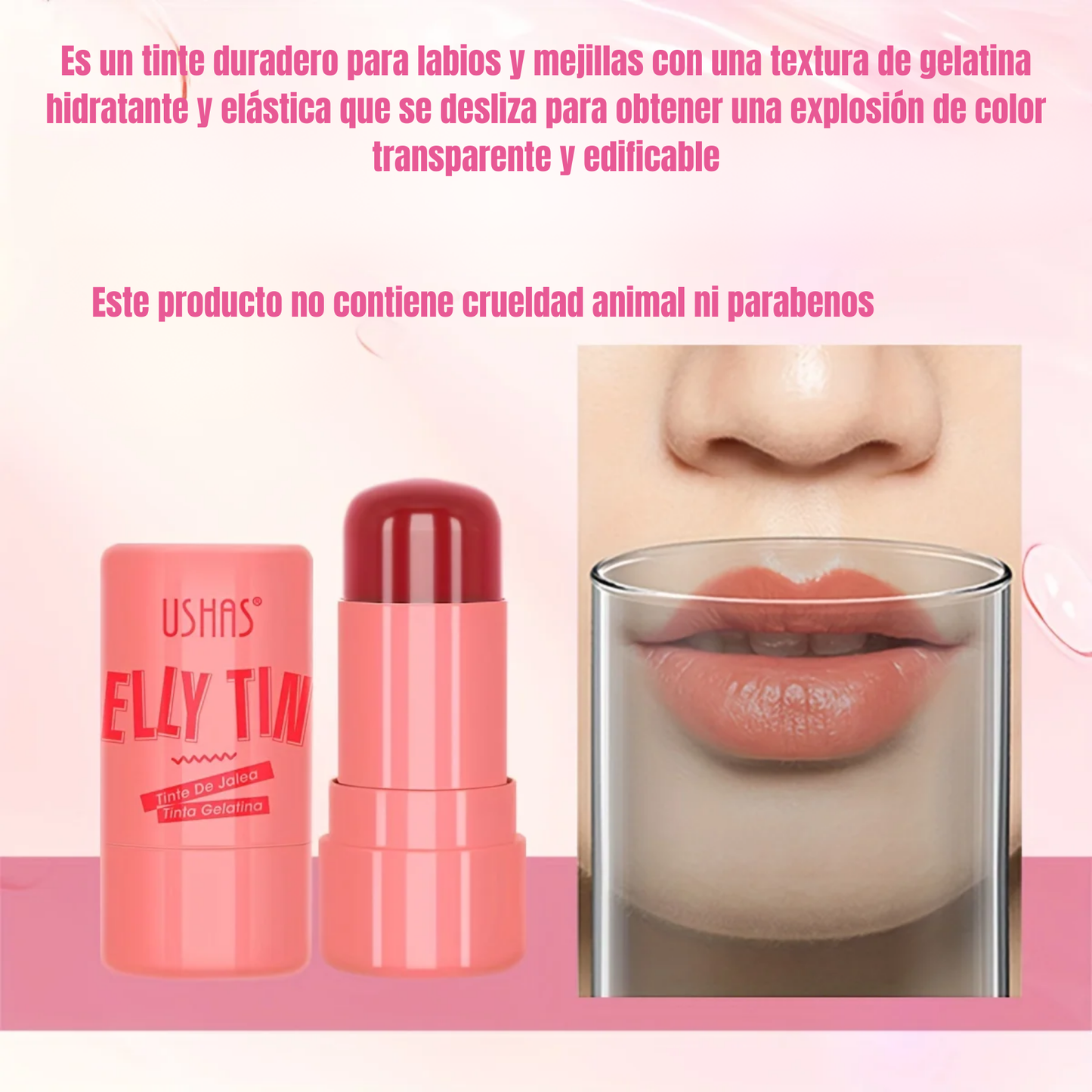 Cepillo Alisador + Tinta Labios Jelly