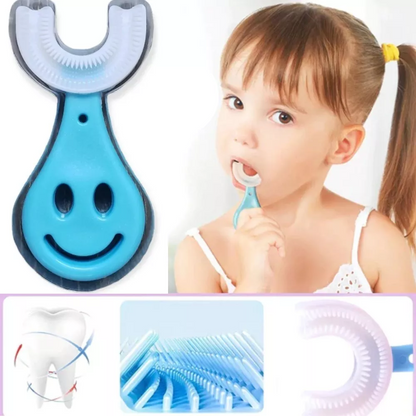 Cepillo de dientes en forma de U para niños (Lleva 1 y obtén 1 de regalo)