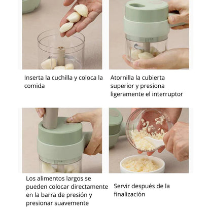 Cortadora eléctrica de verduras multifunción